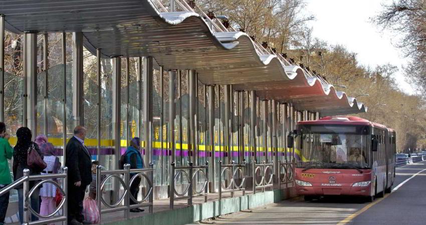 ایستگاه های اتوبوس در تهران